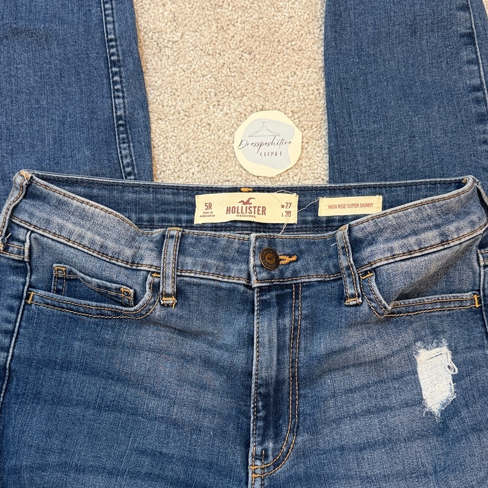High Rise Super Skinny Hollister Jeans - Picture 4 of 4